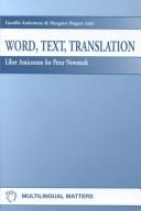 Cover for Word, Text, Translation