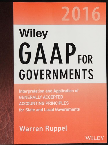 Cover for Wiley GAAP for Governments 2016