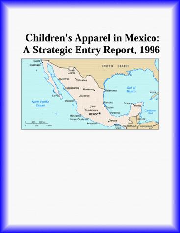 Cover for Children's Apparel in Mexico
