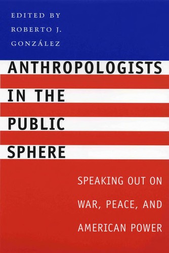 Cover for Anthropologists in the public sphere