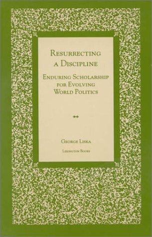 Cover for Resurrecting a discipline