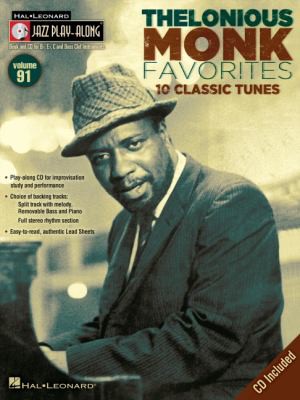Cover for T Monk Bk/CD B Thelonious Monk Playalong-Kit B Flat Version