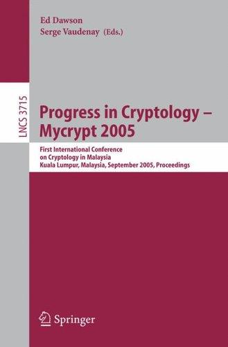 Cover for Progress in Cryptology  Mycrypt 2005