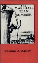 Cover for The Marshall Plan summer