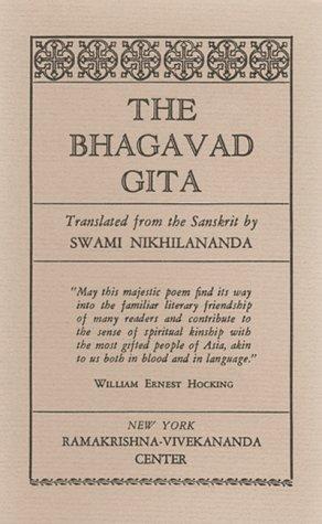 Cover for Bhagavad Gita 