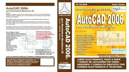 Cover for AutoCAD 2006 Mecanico Tutorial con Videos y Soporte Gratis