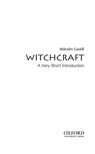 Cover for Witchcraft