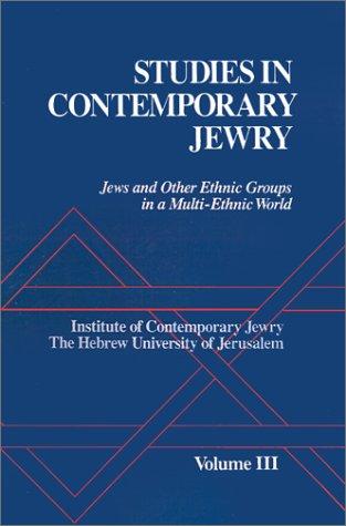 Cover for Studies in Contemporary Jewry: Volume III
