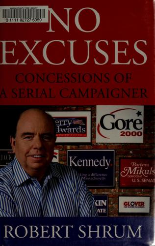 Cover for No excuses