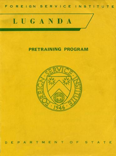 Cover for Luganda: pretraining program