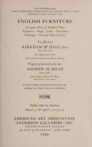 Cover for English furniture