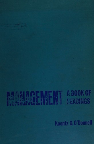 Cover for Management: a book of readings