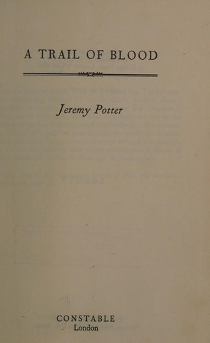 Cover for A trail of blood