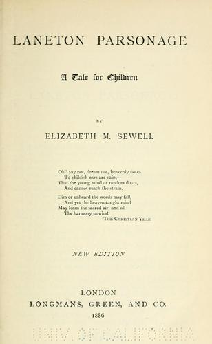 Cover for Laneton Parsonage