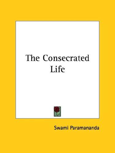Cover for The Consecrated Life