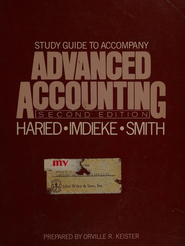 Cover for Accompany Advanced Accounting