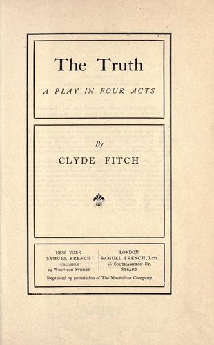 Cover for The truth
