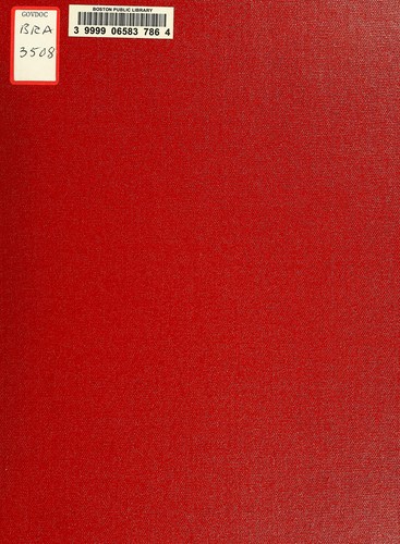 Cover for Department of housing and urban development comprehensive modernization program, Boston housing authority