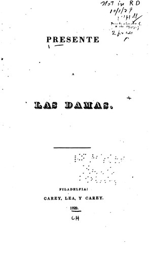 Cover for Presente a las damas.