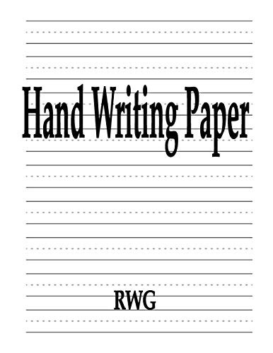 Cover for Hand Writing Paper