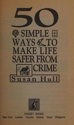 Cover for 50 simple ways to make life safer from crime