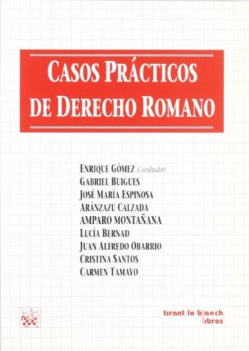 Cover for Casos prácticos de derecho romano