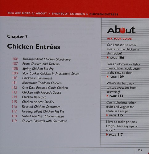 Cover for The about.com guide to shortcut cooking