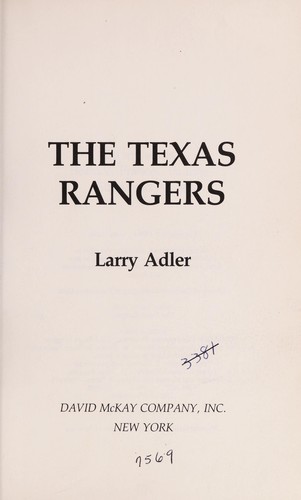 Cover for The Texas Rangers