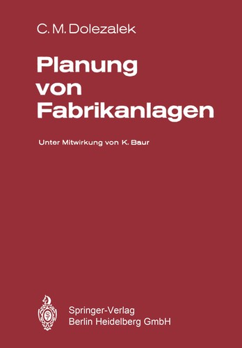 Cover for Planung von Fabrikanlagen