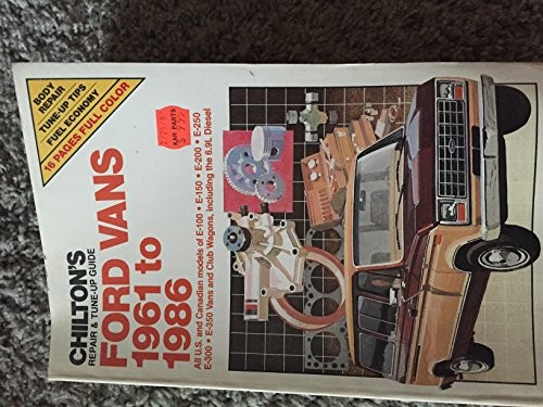 Cover for Chilton's repair & tune-up guide, Ford vans 1961 to 1986