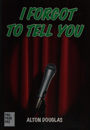 Cover for I forgot to tell you