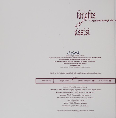 Cover for Knights of Assisi