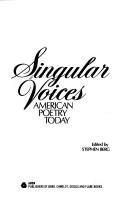 Cover for Singular voices