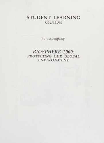 Cover for Biosphere 2000