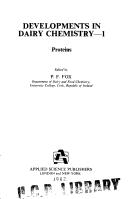 Cover for Developments in Dairy Chemistry 1