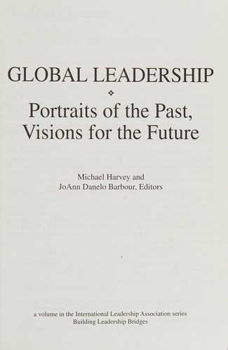 Cover for Global leadership