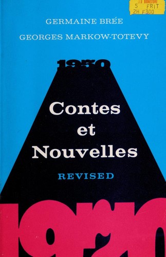 Cover for Contes et nouvelles