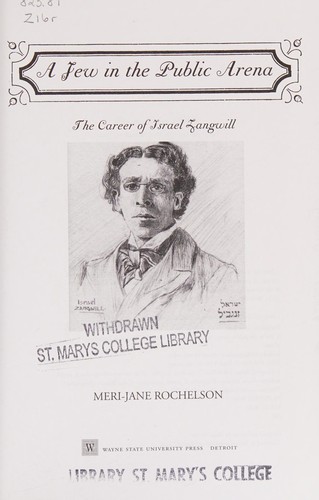 Cover for A Jew in the public arena