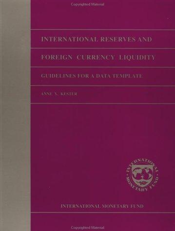 Cover for International Reserves and Foreign Currency Liquidity