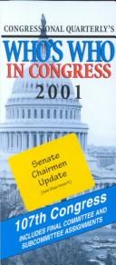 Cover for Who's Who in Congress 2001