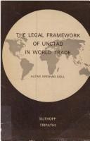 Cover for The legal framework of UNCTAD in world trade
