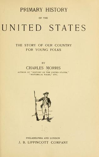 Cover for Primary history of the United States