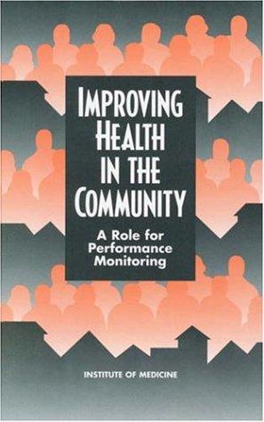 Cover for Improving Health in the Community