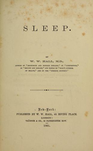 Cover for Sleep