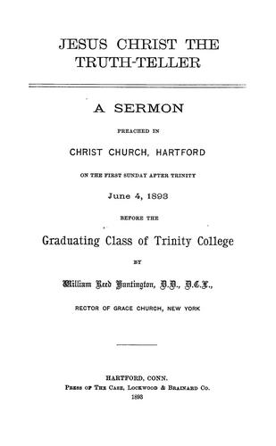 Cover for Jesus Christ, the truth-teller