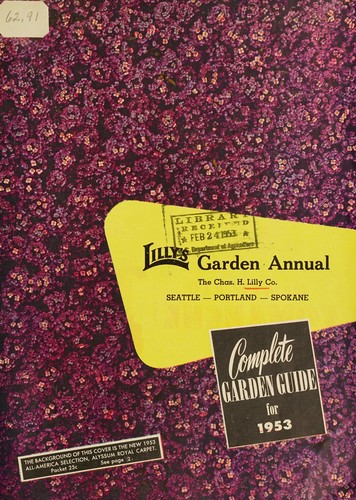 Cover for Lilly's garden annual