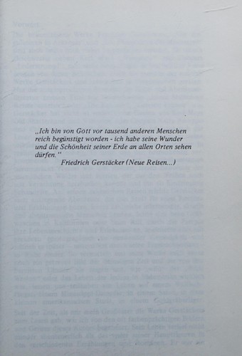 Cover for Friedrich Gerstäcker, Leben und Werk