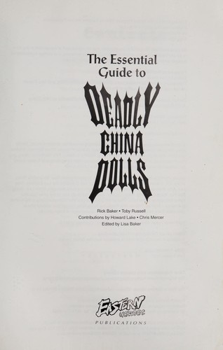Cover for Essential Guide to Deadly China Dolls