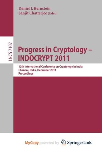 Cover for Progress in Cryptology - INDOCRYPT 2011