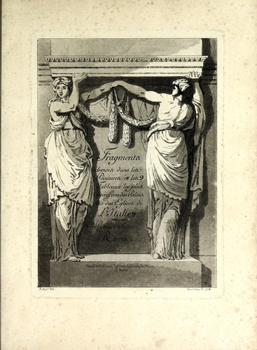 Cover for Fragments choisis dans les peintures et les tableaux les plus intéressans des palais et des églises de l'Italie